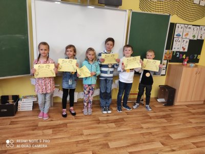Sportovní den - ocenění žáci