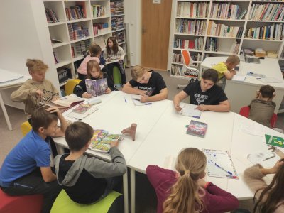 Práce ve školní knihovně, 23.10.