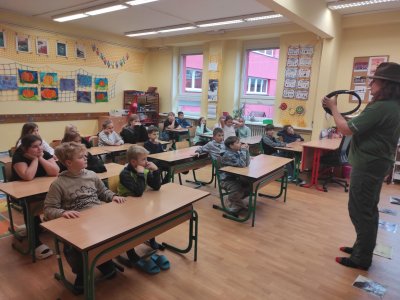 Beseda s paní hajnou