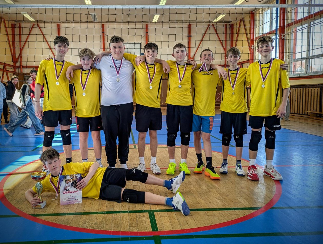 Okresní kolo ve volejbale - 1. místo!