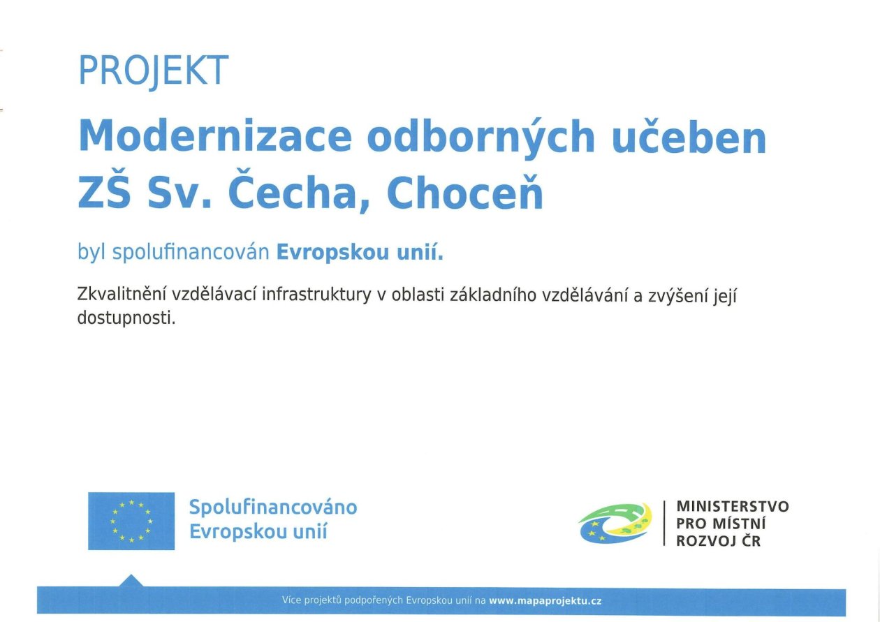 Modernizace odborných učeben