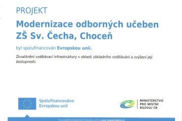 Modernizace odborných učeben