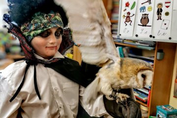 Bobíšek na návštěvě u strašidel v 1.A