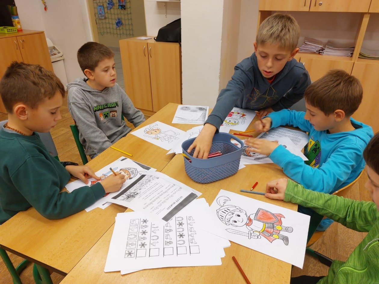 Svatý Martin ve školní družině