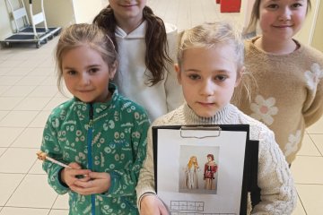 Loutkový tandem třeťáků a prvňáků