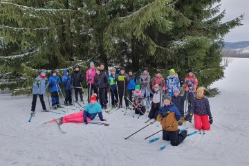 Běžky, hry a skvělá parta: 5.C na horách