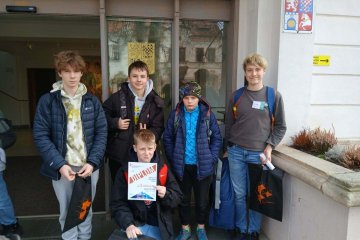 Naši sedmáci na soutěži Úžasný svět vody