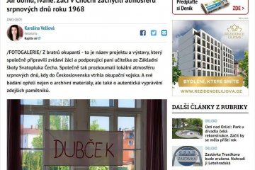 Mediální zprávy o činnosti historického kroužku