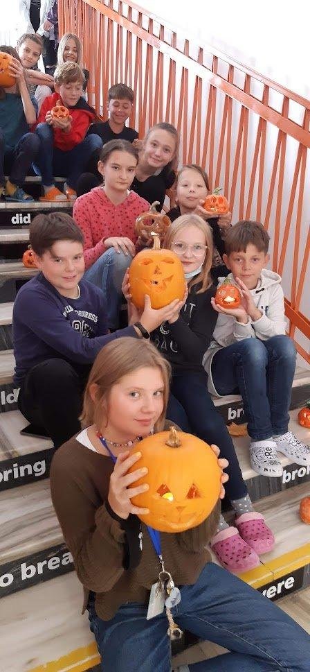 Přípravy na Halloween v 6.A