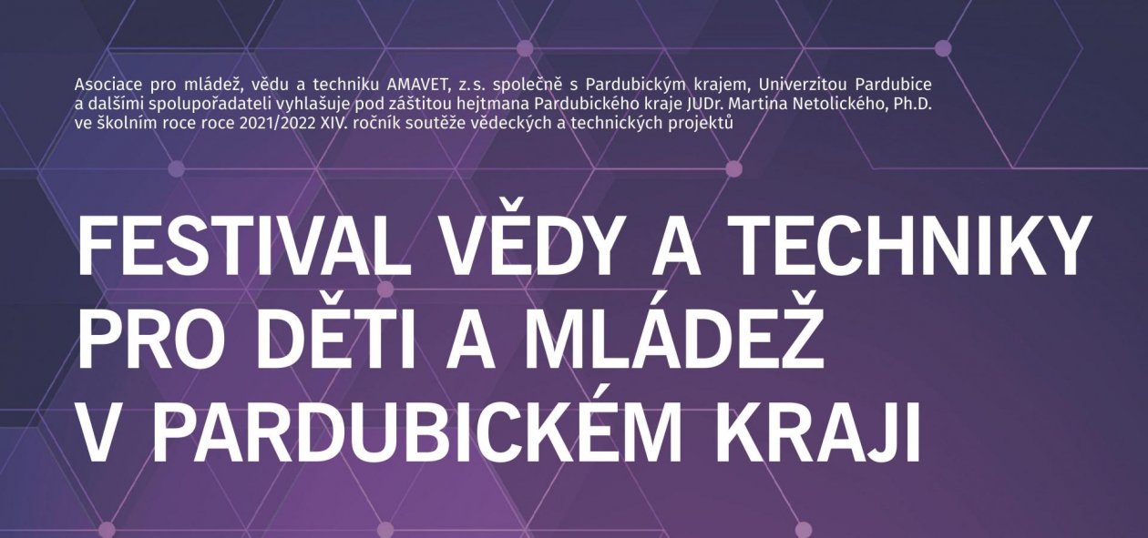 Okresní kolo Festivalu vědy a techniky pro děti a mládež v Pardubickém kraji