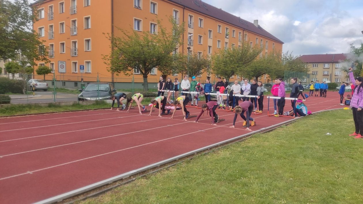 Atletický čtyřboj - krajské kolo dívek