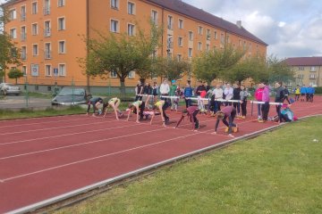 Atletický čtyřboj - krajské kolo dívek